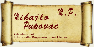 Mihajlo Pupovac vizit kartica